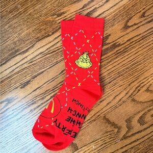 Red McDonald’s Grinch Socks